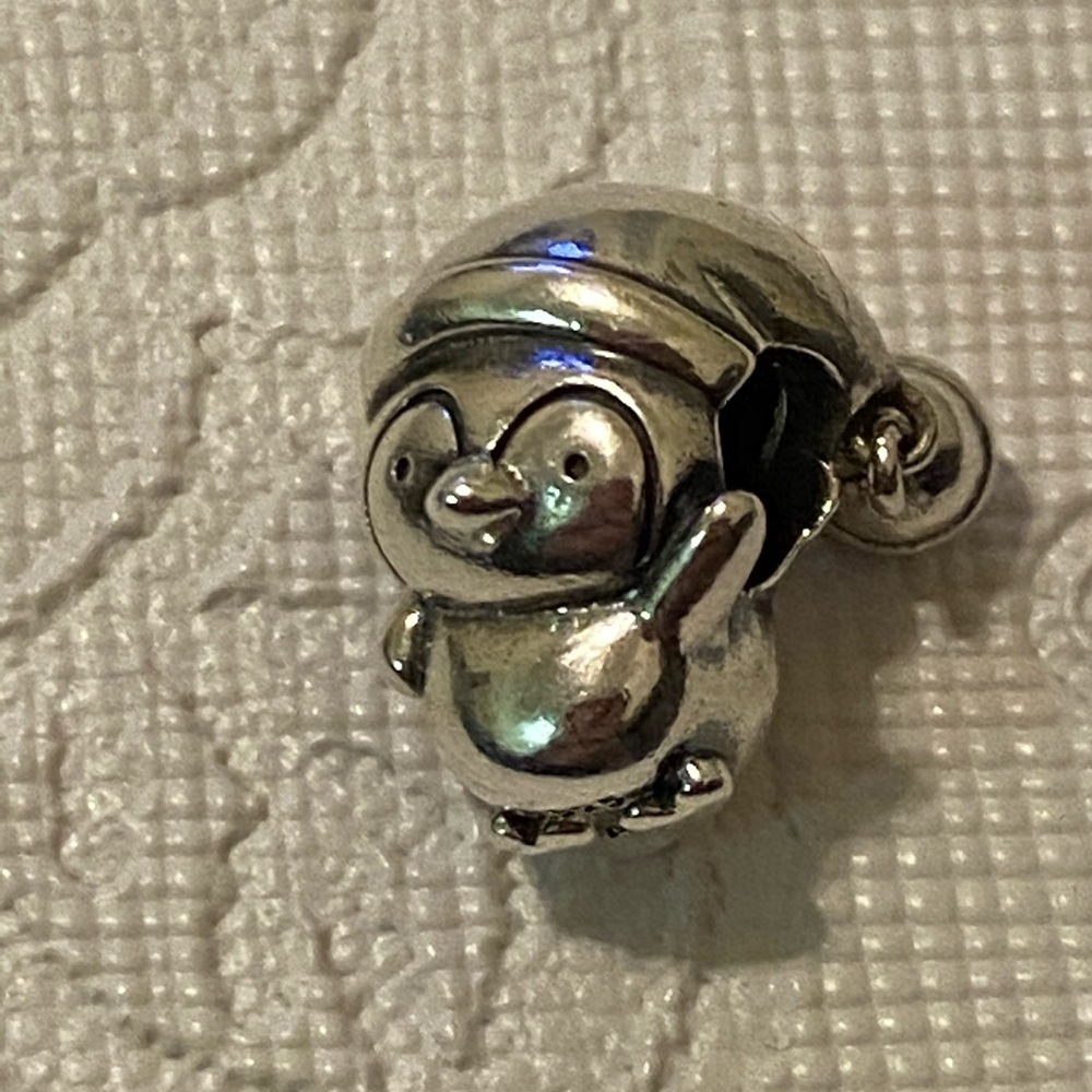 Christmas penguin charm